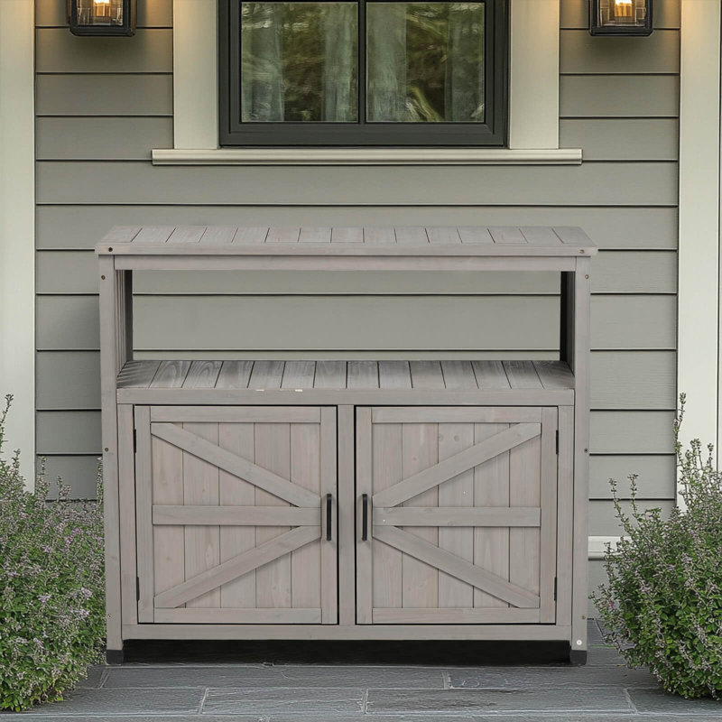 Garage Door Garage Pub Table And Chairs Gracie Oaks Wooden Patio