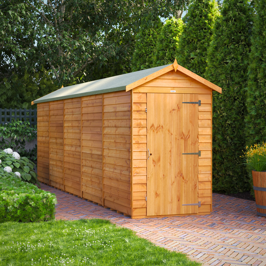 Powersheds Power Sheds 20 X 4Ft Overlap Apex Wooden Shed - Image 3