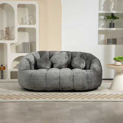 Fauteuil à billes Fauteuil à billes Fauteuil à billes Fauteuil à billes Fauteuil à billes à dossier haut et durable pour adultes et enfants, intérieur et extérieur, méridienne douce