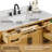 42'' Single Bathroom Vanity with Drawer, Shelf, Outlet, and Engineered Marble Top-70208316-70208319