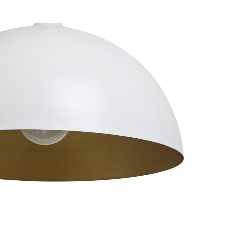 Lohn Pendant, Matte White