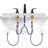 Widespread 2-handle Bathroom Faucet with Drain Assembly-92930585