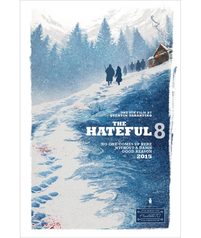 The Hateful Huit, H 18 po x l 12 po