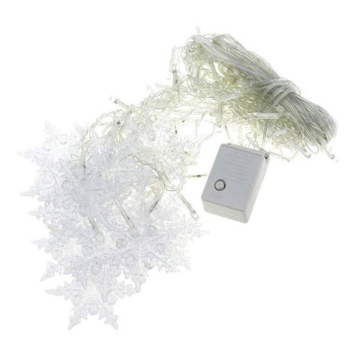 11.5FT 96LED Snowflake String Lights
