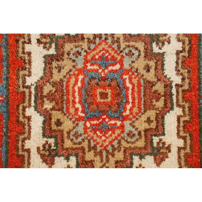Tapis pour vestibule géométrique en laine 2x3