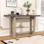Console de hall d'entrée avec pieds en pin massif et conception triple rectangulaire pour les couloirs-639436003-639436009