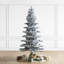 Arbre de Noël artificiel épinette avec lumières-2014884572