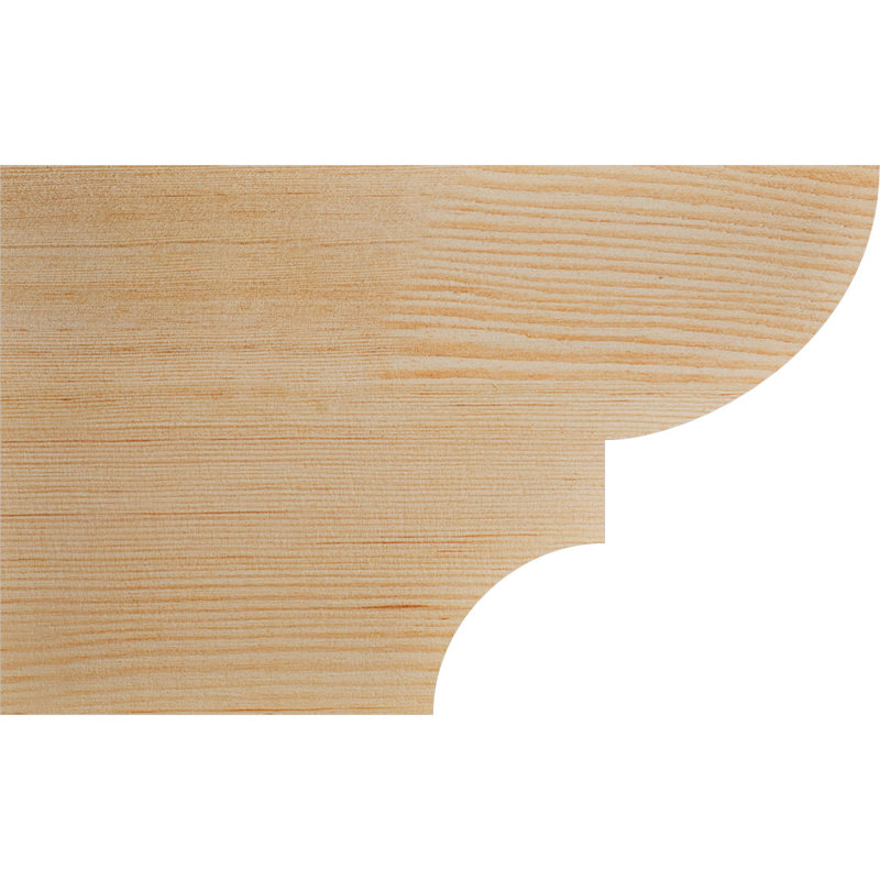 Queue de chevron lisse Ridgewood, Sapin de Douglas, H 8 po x l 3 1/2 po x L 12 po