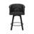 26"Swivel Upholstered Counter Stool With Metal Frame-513637445
