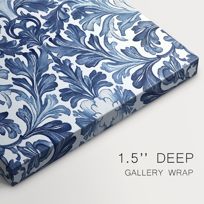 Série WG-MRRIS DL - Toile tendue avec châssis de qualité supérieure - Prêt à être accroché, H 48 po x l 32 po