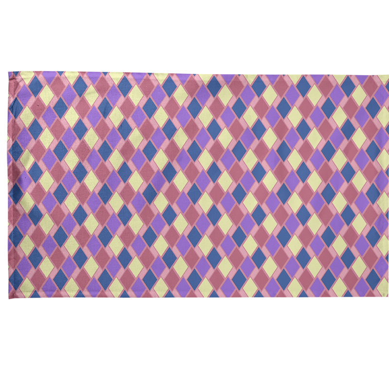 Mcguigan Tea Towel Kitchen Towel, Poly Twill, Pink/Yellow