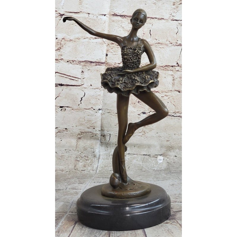 Art déco, enfant mignon, ballerine et bronze