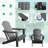 Adirondack Chair,Folding Adirondack Chairs,Outdoor Chairs With Cup Holder For Lawn Patio Deck Fire Pit-1371840235