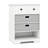 4-Drawer Dresser, Multifunctional Freestanding Nightstand with Open Shelves, Modern Chest Storage Organizer with Anti-Tip Kits-503494507
