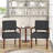Aronas Upholstered Armchair With Solid Wood-909866301