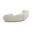 Confortables canapés Boucle, canapé modulaire courbé 5 places pour la maison