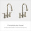 Weymouth Pull Down Touch Double Handle Kitchen Faucet-758053031