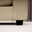 Velours côtelé brun clair 2 avec chaises simples - Élévation de l'intérieur de la chambre à coucher et du bureau pour plus de confort