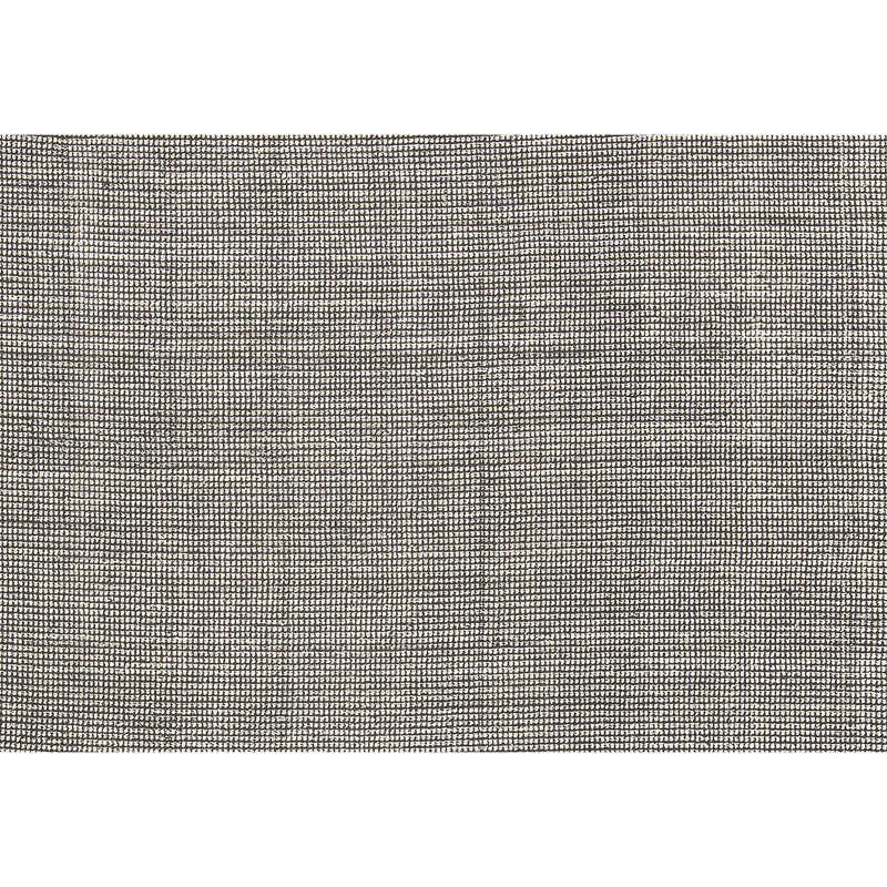 Hand Knotted Striped Area Rug in Brown/Black, Rectangle 8' x 10'