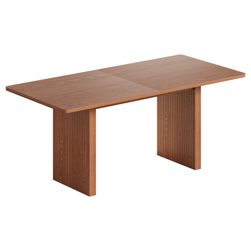 Table de salle à manger 70 "rectangulaire pour 70 personnes, Noyer