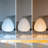 19.3" Rice Paper Lamp, Japanese Paper Table Lamp With Dimmable Bulb