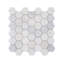 Carreaux de mosaïque en marbre blanc oriental adouci de 30,5 x 30,5 cm (12 x 12 pouces) pour murs et sols-49709761