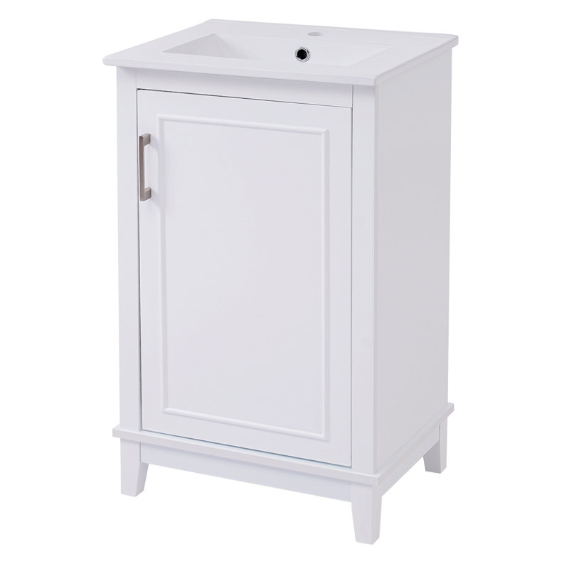 Rangement pour salle de bain Swayder, Blanc