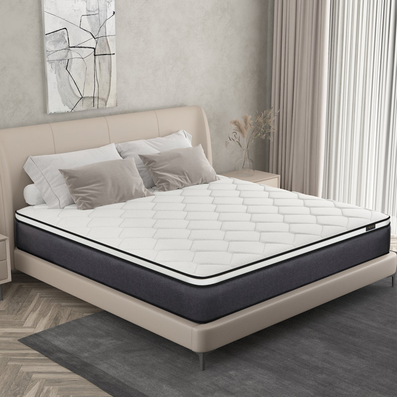 Medium Memory Foam Hybrid Mattress, King, 14"