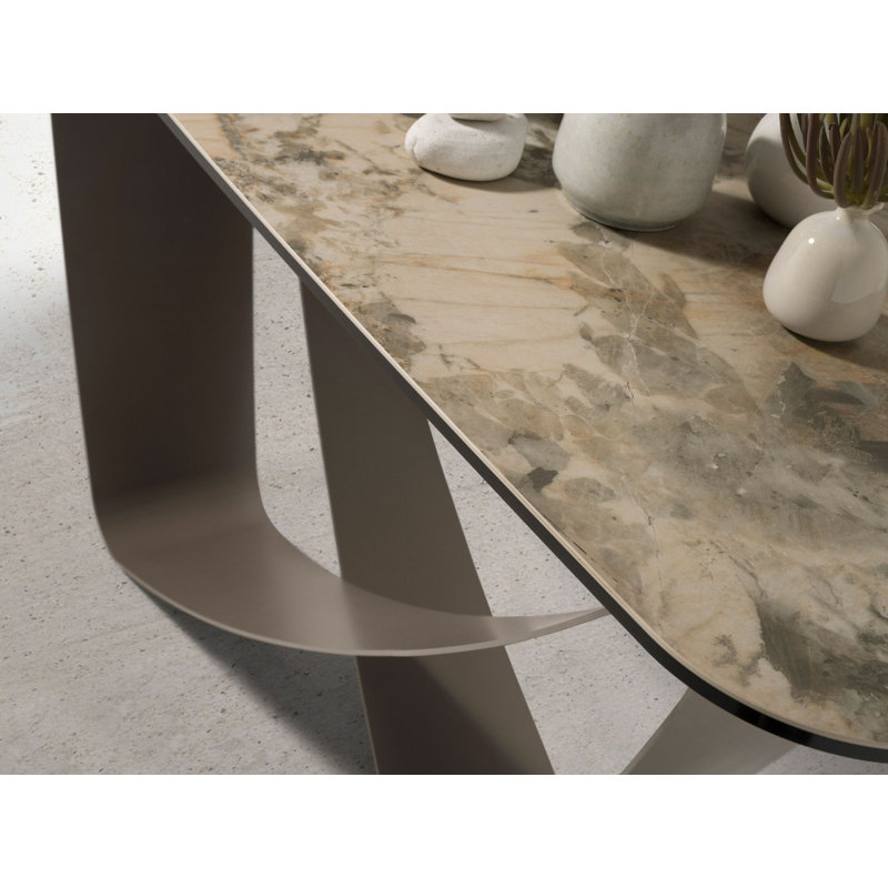 50cm Marble Top Console Table