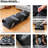 Japanese Floor Mattress, Japanese Futon Mattress Foldable Mattress, Roll Up Mattress Tatami Mat With Washable Cover, Easy To Store And Portable For Camping,(Black Feather)-1812148458