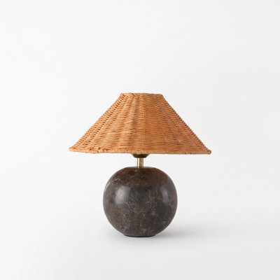 11.8" Marble Table Lamp