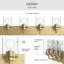 Éclairage pour salle de bain 4 lumières Merry-131264951-131264955-131264958