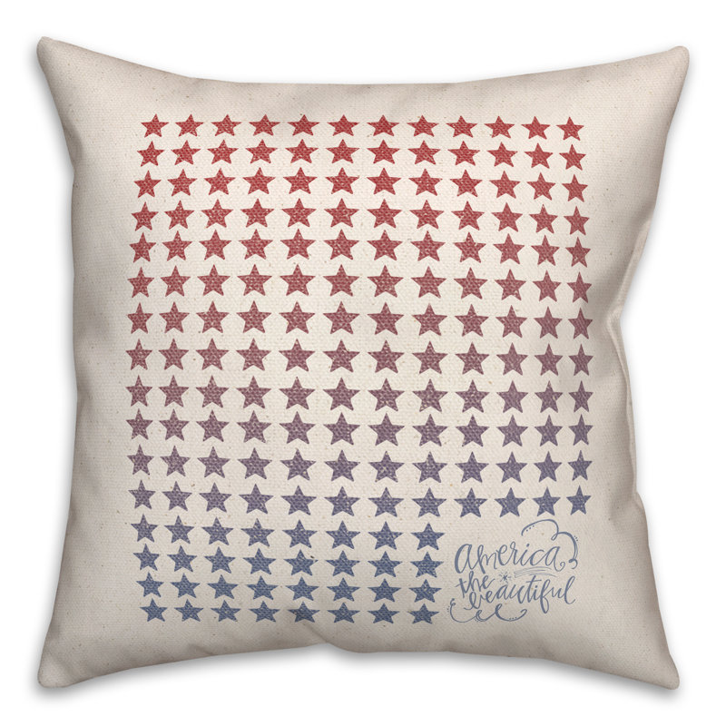 Reversible Throw Pillow, 18" x 18"