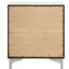 Table de chevet blanche 2 - Profitez d'un rangement pratique avec un design élégant pour les tiroirs anglais en métal