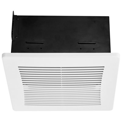 Ventilateur de salle de bain pour salle de bain, évent de salle de bain de 80 pi³ / min, ventilateur de plafond à moteur à faible bruit de qualité supérieure, conduit standard de 4 pouces pour salle de lavage, salle de rangement, ventilation domestique, blanc