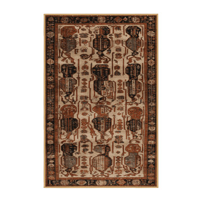 Machine Washable Turkish Brown Area Rug