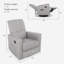 Fauteuil inclinable et oscillant Evolur Raleigh | Chaise berçante-62749413