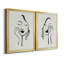 Day Dreamer I - Ensemble de 2 reproductions d'art sur toile encadrées-433786505-433786519