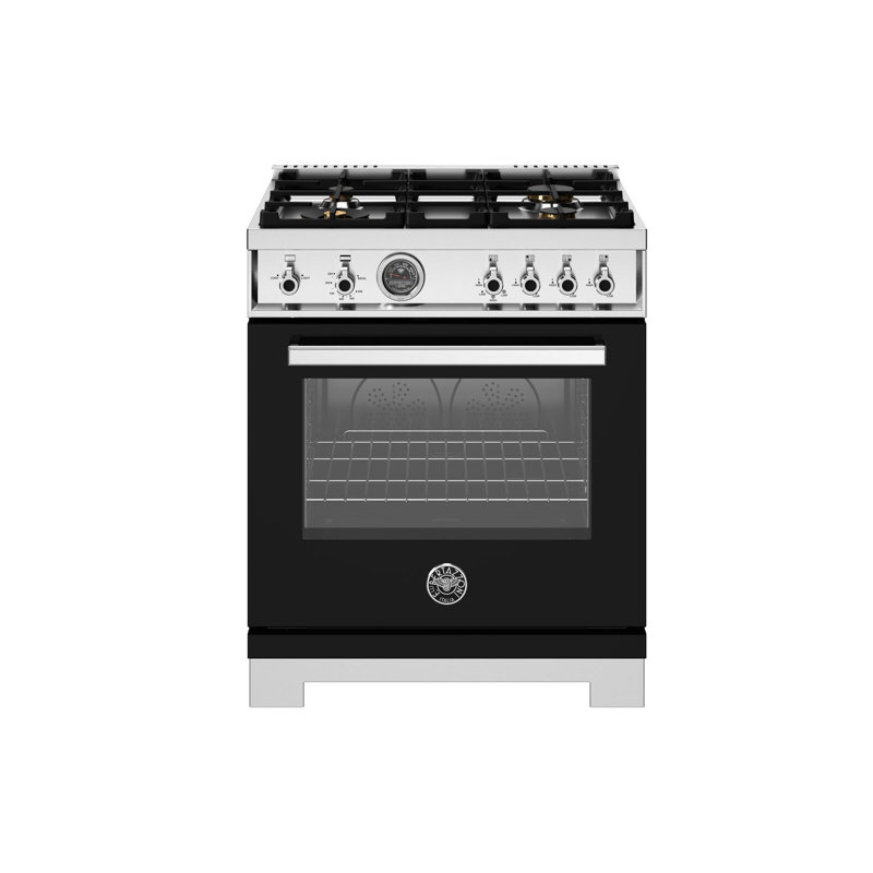 Bertazzoni 30'' W Free Standing Range, White Gloss, Electric