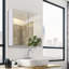 Isaul 600mm W 550mm H Surface Framed Medicine Cabinet Mirror 2 Fixed