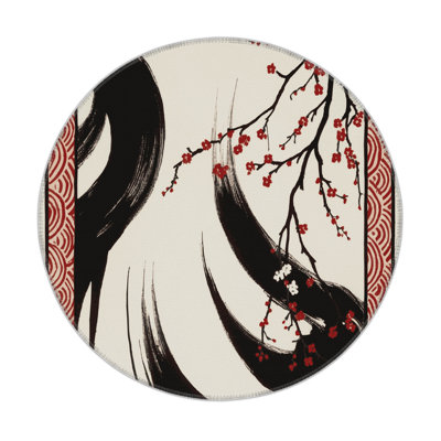 Lunar Bloom Indoor And Outdoor Area Rug