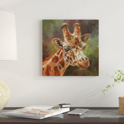 «Giraffe Portrait II», impression sur toile