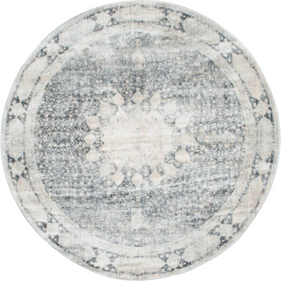 Tapis oriental gris Polli