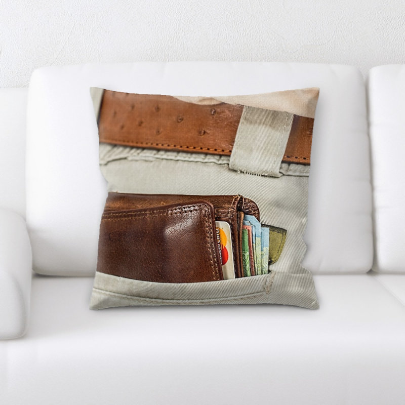 Coussin décoratif wallet