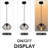 1 - Light Black Single Pendant