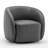 Katherline Hall Faux Leather Swivel Barrel Chair-2260649