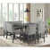 Picket House Furnishings Hester 8PC Counter Height Dining Set -Table, Four Chairs And Complete Bench