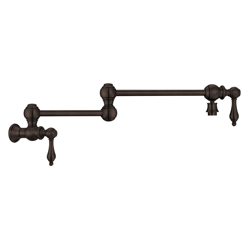 Robinet de cuisine Whitehaus Vintage III Plus, Bronze huilé, Levier