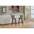 Set of 2 Counter Stools, 360° Swivel Upholstered Bar Stools with Metal Legs-434532712