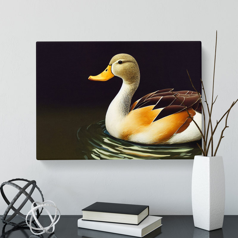 Beguiling Duck - Wrapped Canvas, 50cm H x 76cm W x 3cm D